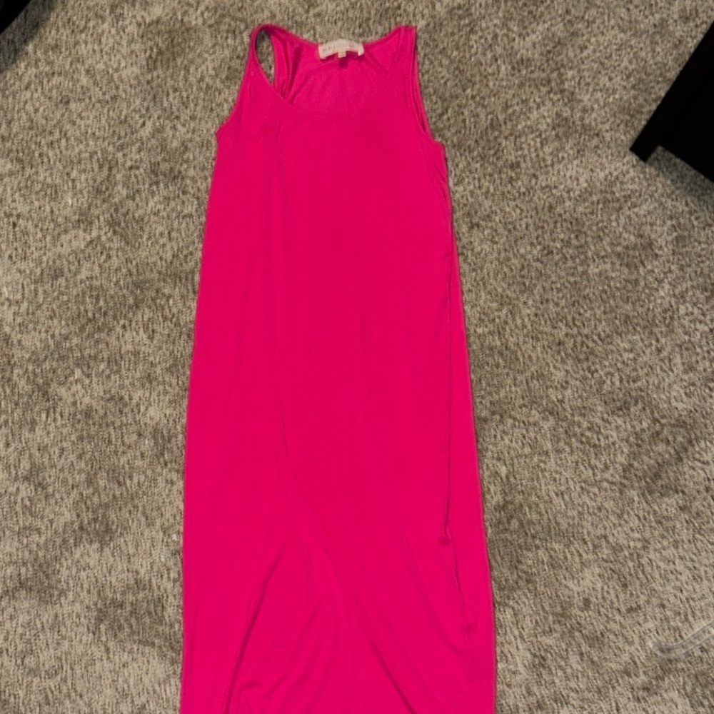 Relax fit maxi hot pink